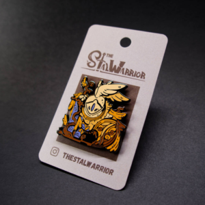 Aureate Soldier - Enamel Pin | The Stalwarrior