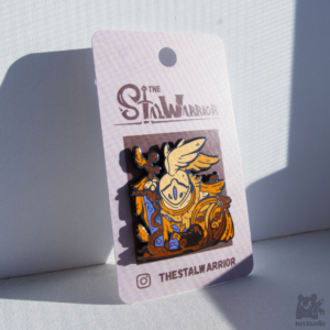 Aureate Soldier - Enamel Pin | The Stalwarrior