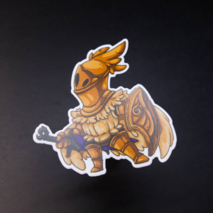 Aureate Soldier - Vinyl Sticker | The Stalwarrior