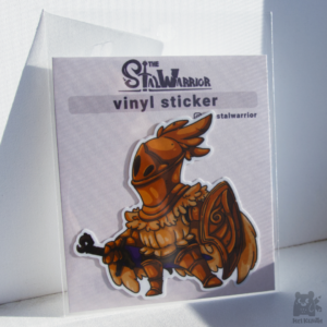 Aureate Soldier - Vinyl Sticker | The Stalwarrior
